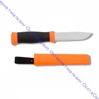 Нож Morakniv Outdoor 2000 Orange, универсальный/охотничий, нержавеющая сталь, клинок 109мм, оранжевый, 12057